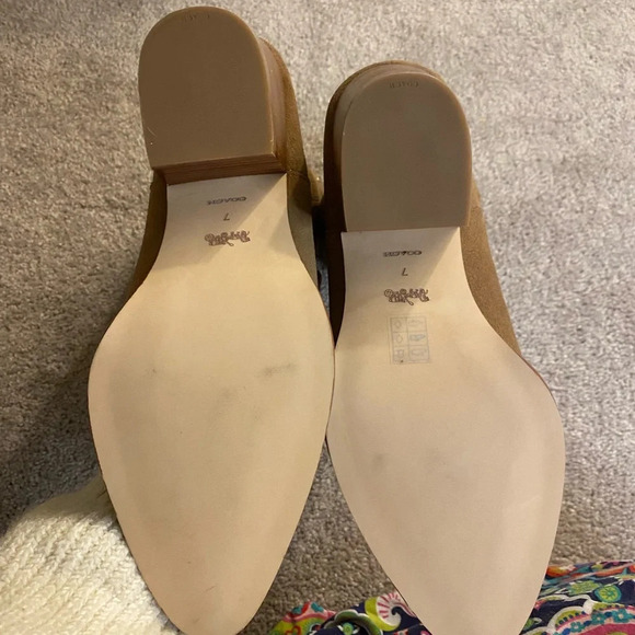 NWT Coach||Phoebe Western Cowgirl Suede Studded Pointed Toe Ankle Boots Size 7 - Picture 10 of 12